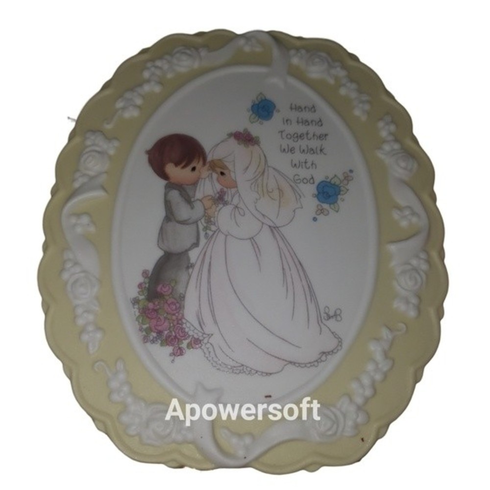 NIP Precious Moments Wedding plaque